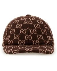 Gucci - Gg Canvas Wool Baseball Cap - Lyst