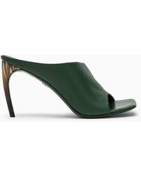 Ferragamo - Curved Heel Slide Sandals For - Lyst