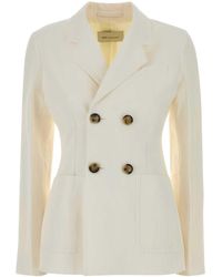 Ami Paris - Double Breasted Bar Jacket With Patch Pockets - Lyst