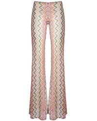 Missoni - Zigzag-Pattern Trousers - Lyst
