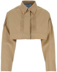 Prada - Poplin Shirt - Lyst