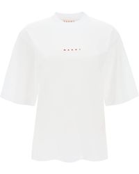 Marni - Bio -Baumwoll -T -Shirt - Lyst