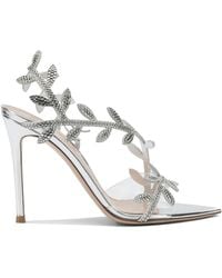 Gianvito Rossi - "crystal Flavia 105mm" Heeled Sandals - Lyst