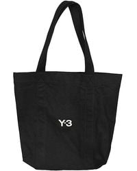 Y-3 - Logo Canvas Tote Bag - Lyst