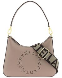 Stella McCartney - Borsa A Spalla Small Logo - Lyst