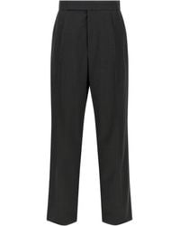 Fear Of God - Herringbone Patterned Wool Pants With Relaxed Fit - Lyst