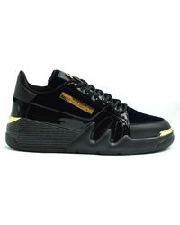 Giuseppe Zanotti - Sneakers With Cotton-Polyester Blend And Accents - Lyst
