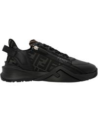 Fendi - Low-Top-Sneaker aus Leder - Lyst