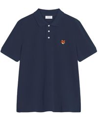 Maison Kitsuné - Polo de algodón con cabeza de zorro de Maison Kitsune - Lyst