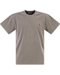 Carhartt - T-shirt Met Vierkant Label - Lyst