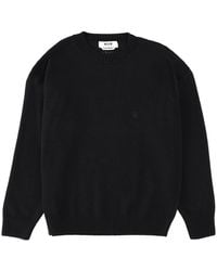 MSGM - Crew Neck Sweaters - Lyst