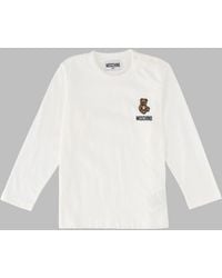 Moschino - Kids Teddy Bear Long Sleeve T-Shirt - Lyst