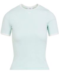 Courreges - Ringer Top Met Logo - Lyst