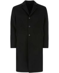 Prada - Wool Blend Coat - Lyst