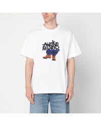 AWAKE NY - T Shirt With Stomper Logo Print - Lyst