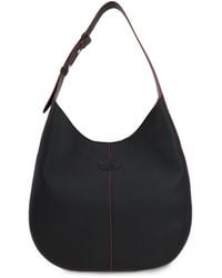 Tod's - Tod 's Di Bag Kleine Lederen Hobo -tas - Lyst