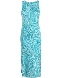 VITELLI - Vestido Midi Sin Mangas - Lyst
