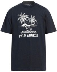 Palm Angels - Pmaa001s22jer014 1001 Zwart T-shirt - Lyst