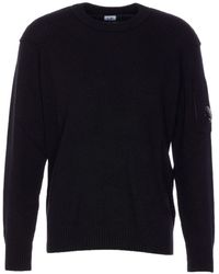 C.P. Company - C.p. Bedrijf Truien Zwart - Lyst