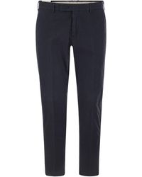 PT Torino - Rebel Stretch Cotton Trousers - Lyst