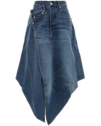 JW Anderson - Denim Mini Skirt For - Lyst
