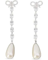Self-Portrait - Drop Earrings - Lyst