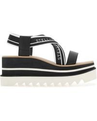 Stella McCartney - Stella Mc Cartney Two Tone Fabric Sneak Elyse Sandals - Lyst
