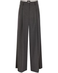 Weekend by Maxmara - Adelfi Stretch Wool Trousers - Lyst