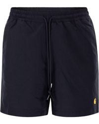 Carhartt - Beach Shorts With Logo - Lyst