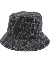 Emporio Armani - Allover Logo Bucket Hat - Lyst