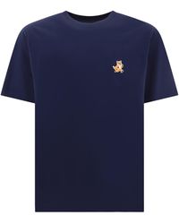Maison Kitsuné - Maison Kitsuné "running Fox" T -shirt - Lyst