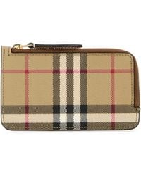 Burberry - Printed E-Canvas Card Holderã¢ - Lyst