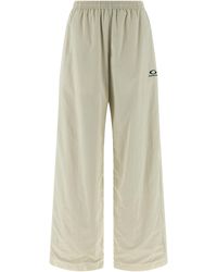 Balenciaga - Hose in Knitteroptik mit Logo-Stickerei - Lyst
