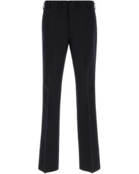 Prada - Flat Front Trousers - Lyst