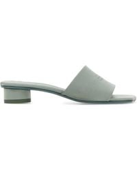 MM6 by Maison Margiela - Powder Satin Anatomic Numeric Mules - Lyst