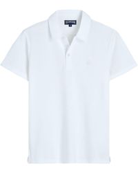 Vilebrequin - Organic Cotton Polo Shirt With Embroidered Turtle - Lyst