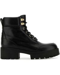 Givenchy - Leather Trekker Ankle Boots - Lyst