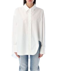 The Attico - De Attico T Shirts En Polos Wit - Lyst