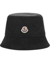 Moncler - Cotton Blend Bucket Hat - Lyst
