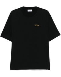 Off-White c/o Virgil Abloh - Uit Wit T -shirt Met Afdrukken - Lyst