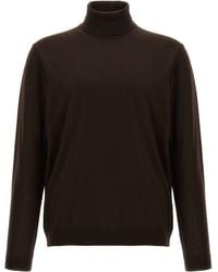 Roberto Collina - Wool Turtleneck Sweater Sweater, Cardigans - Lyst