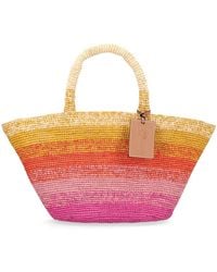 Manebí - Multicolour Raffia Shoulder Bag - Lyst