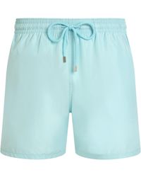 Vilebrequin - Solid Swim Shorts With Drawstring And Packable Pouch - Lyst