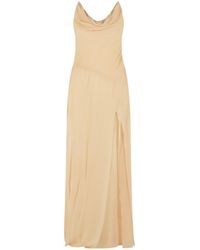 Blumarine - Cream Viscose Dress - Lyst