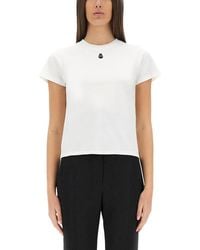 McQueen - T-Shirt With Embroidery - Lyst