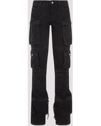 The Attico - Chic High-Waisted Cargo Jeans For - Lyst