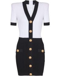 Balmain - Knitted Dresses - Lyst