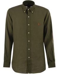 Polo Ralph Lauren - Custom-Fit Linen Shirt - Lyst