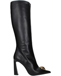 Versace - Leather Boots - Lyst