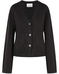 Lisa Yang - 'Danni' Dark Cashmere Cardigan - Lyst
